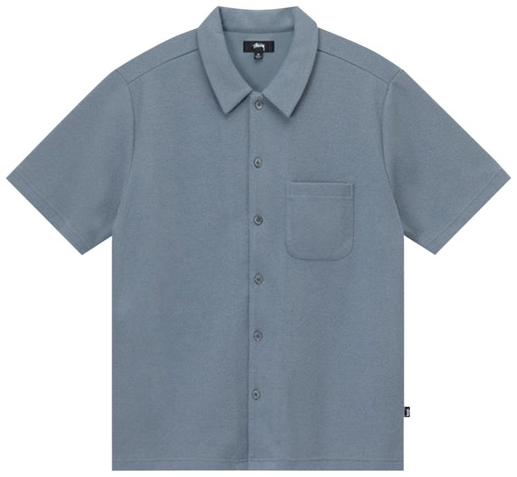 Stussy Crepe Jersey Shirt Slate