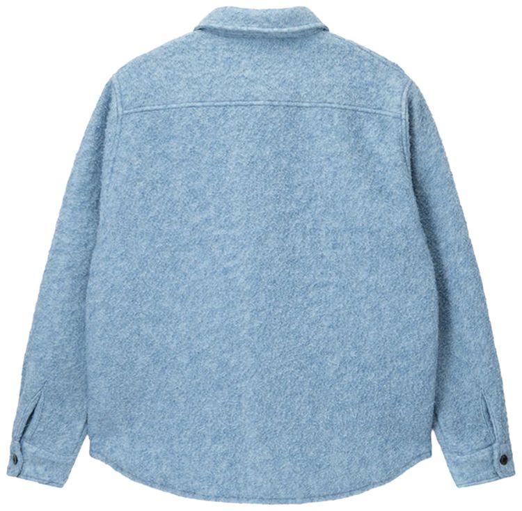 Stussy Casentino Wool Cpo Shirt Light Blue