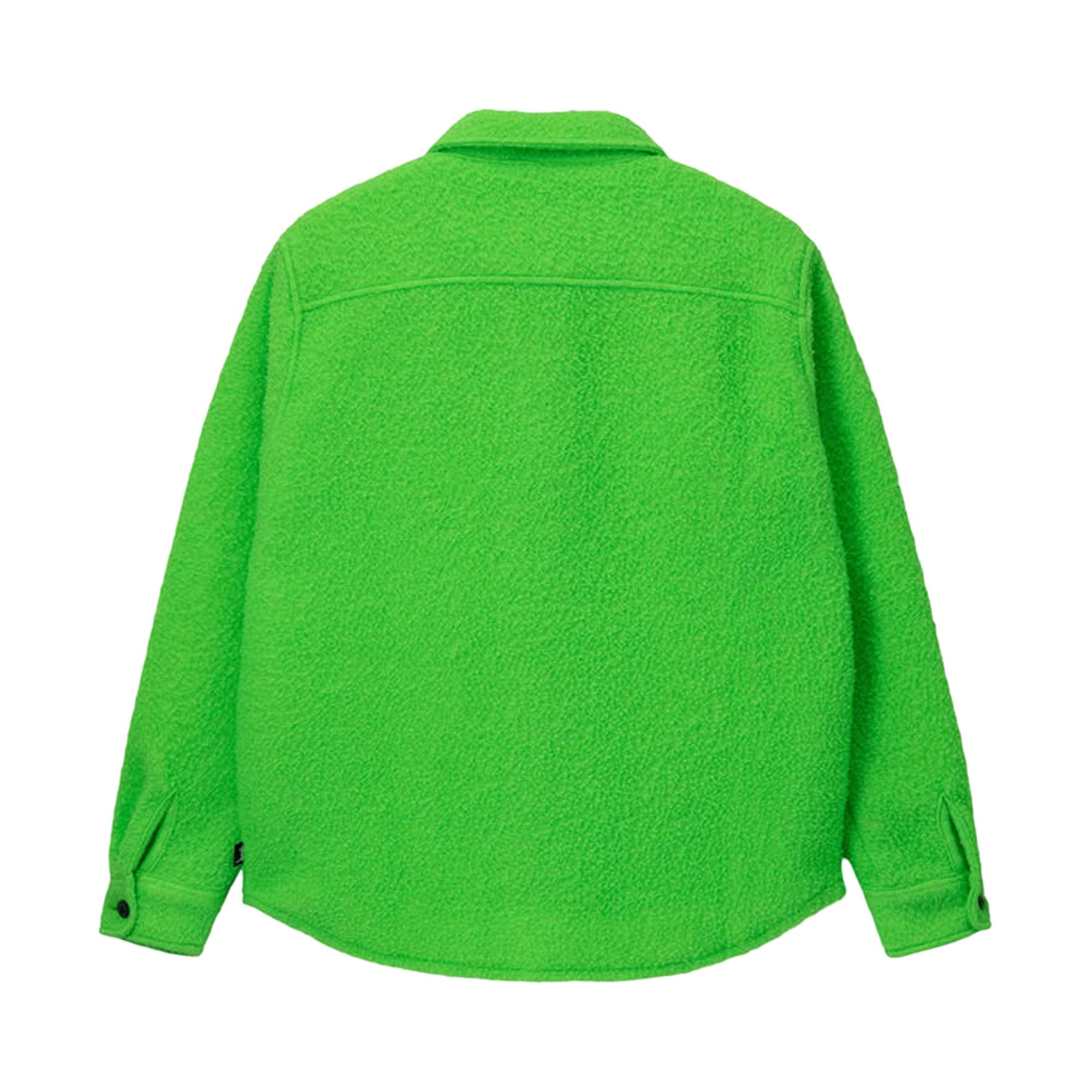 Size l Stussy Casentino Wool Cpo Shirt 'Lime'