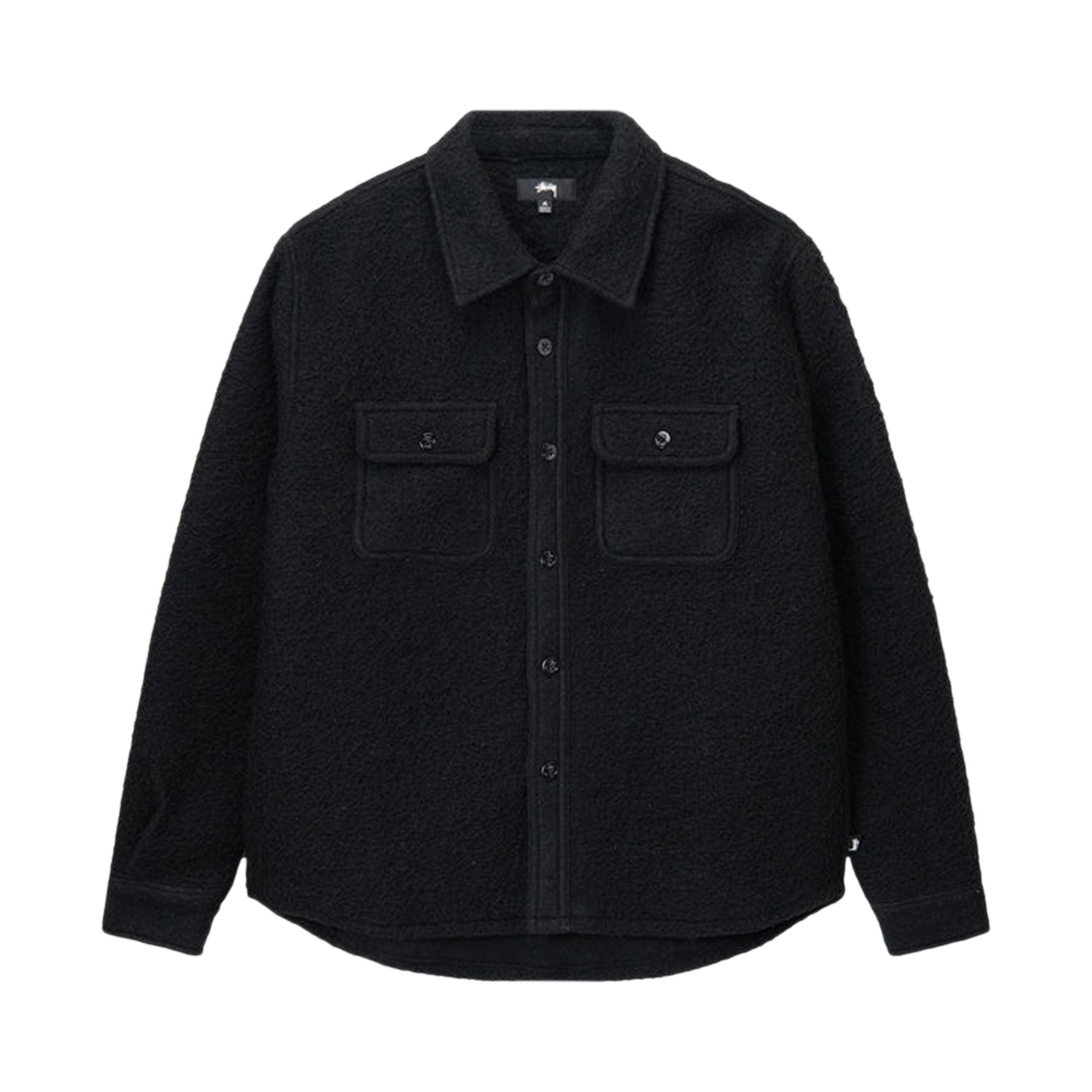 【ギフト】 Cpo Wool Casentino Stussy Buy Shirt BLAC 1110272 - 'Black' トップス