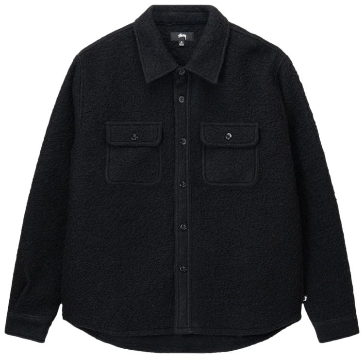 Stussy Casentino Wool Cpo Shirt Black
