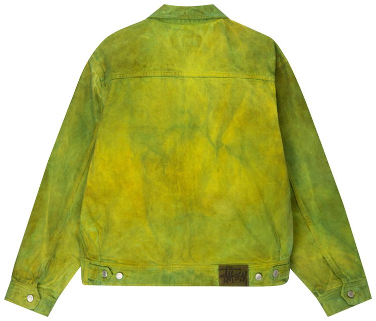 Stussy Wonderland Hand Dyed Work Jacket Green