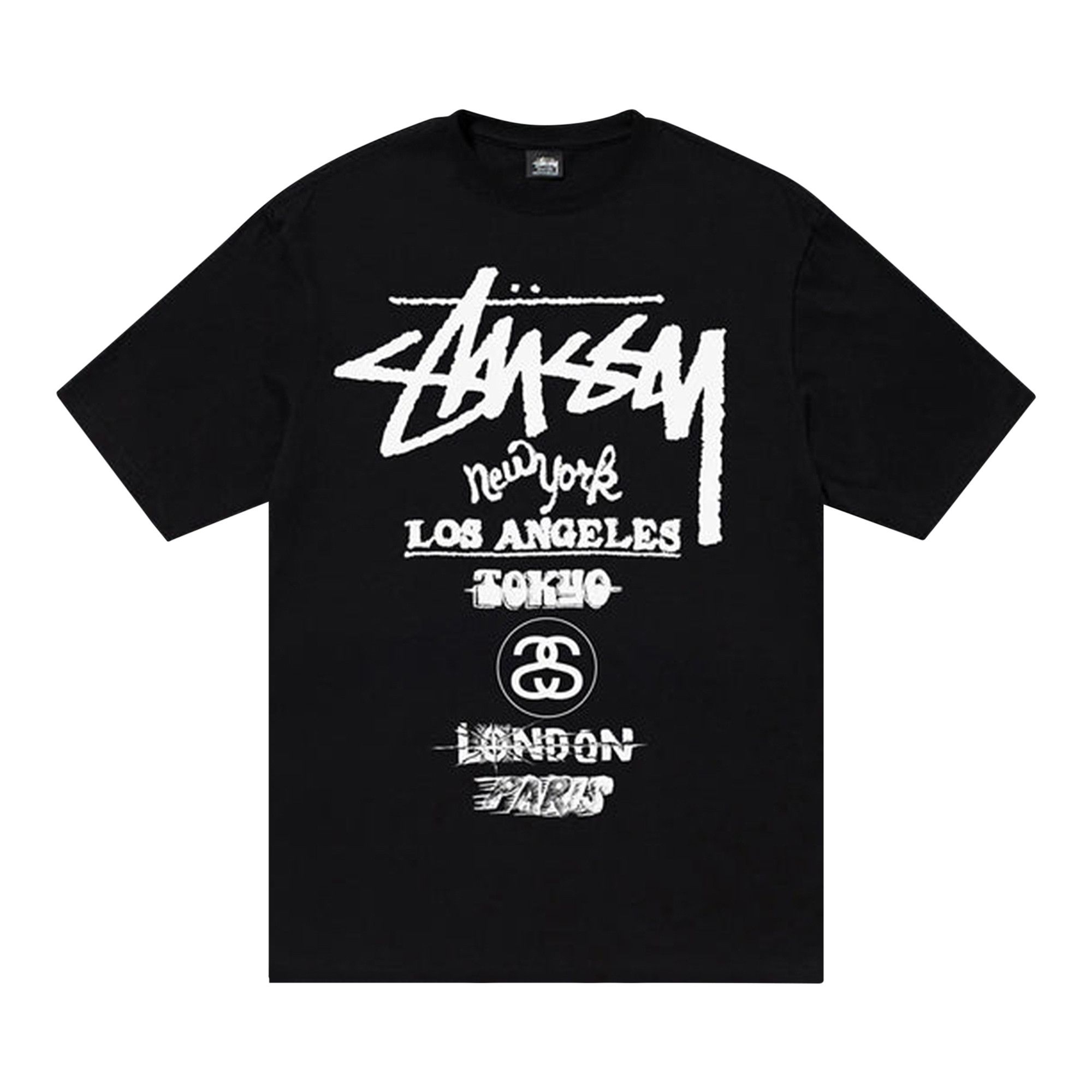 女性が喜ぶ♪ Stussy Buy Tour GOAT | BLAC 1904877 - 'Black' Tee トップス