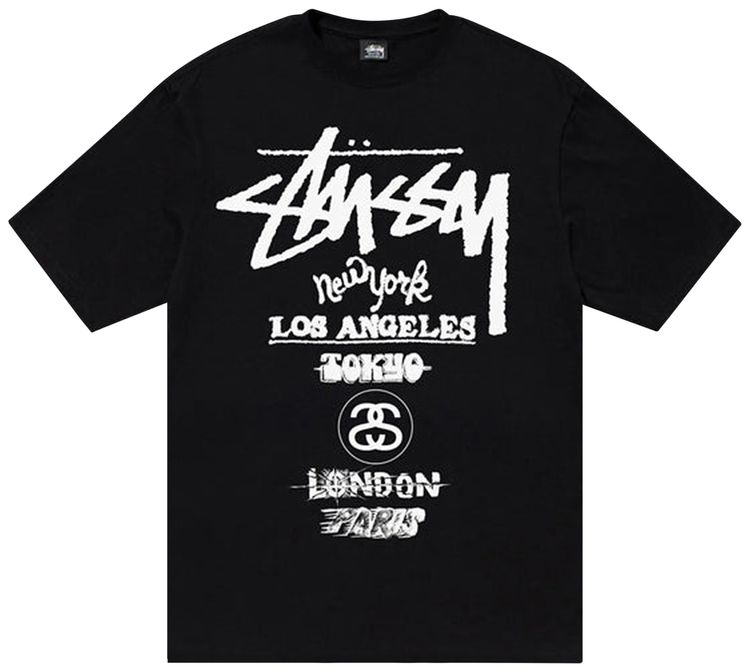 Stussy Tour Tee Black