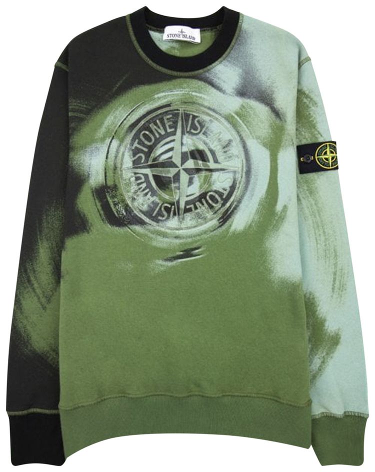 Stone Island Crewneck Sweatshirt Olive