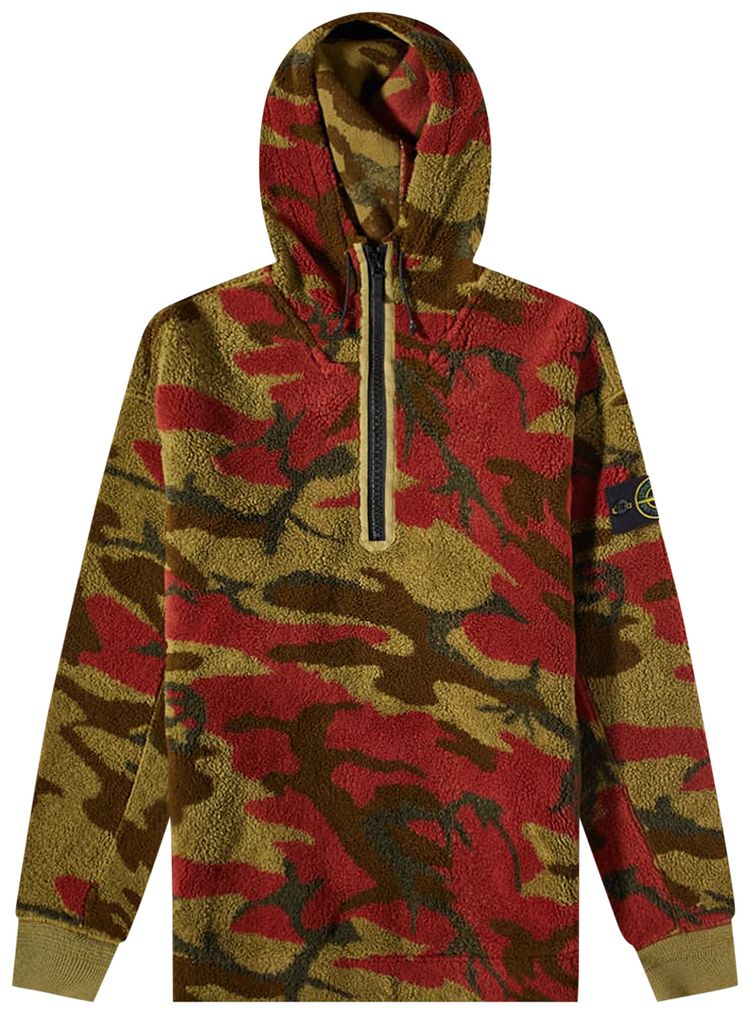 Stone Island Hooded Sweatshirt Camo