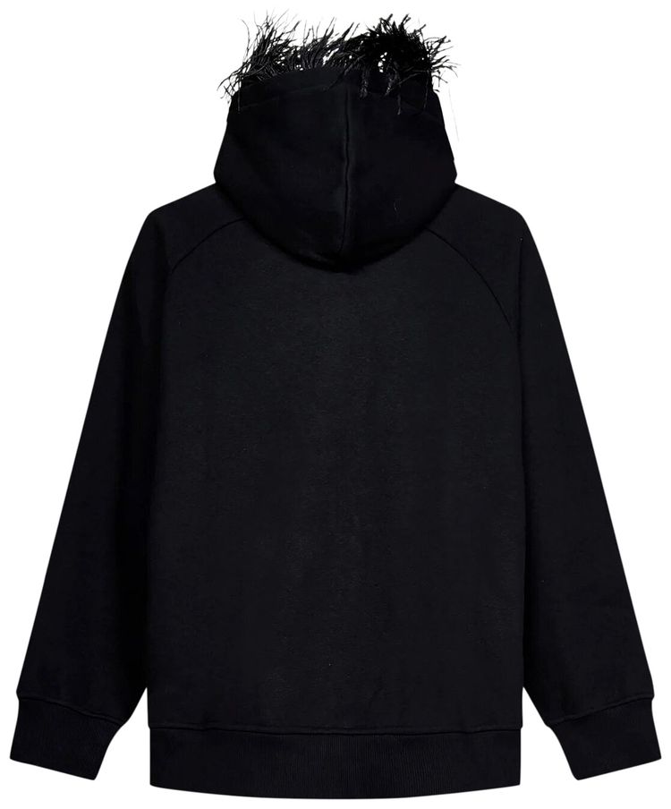1017 ALYX 9SM Oversized Feathered Hoodie Black