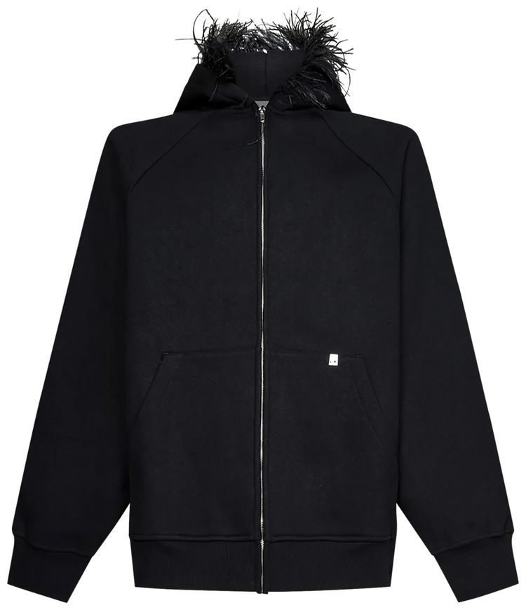 1017 ALYX 9SM Oversized Feathered Hoodie Black