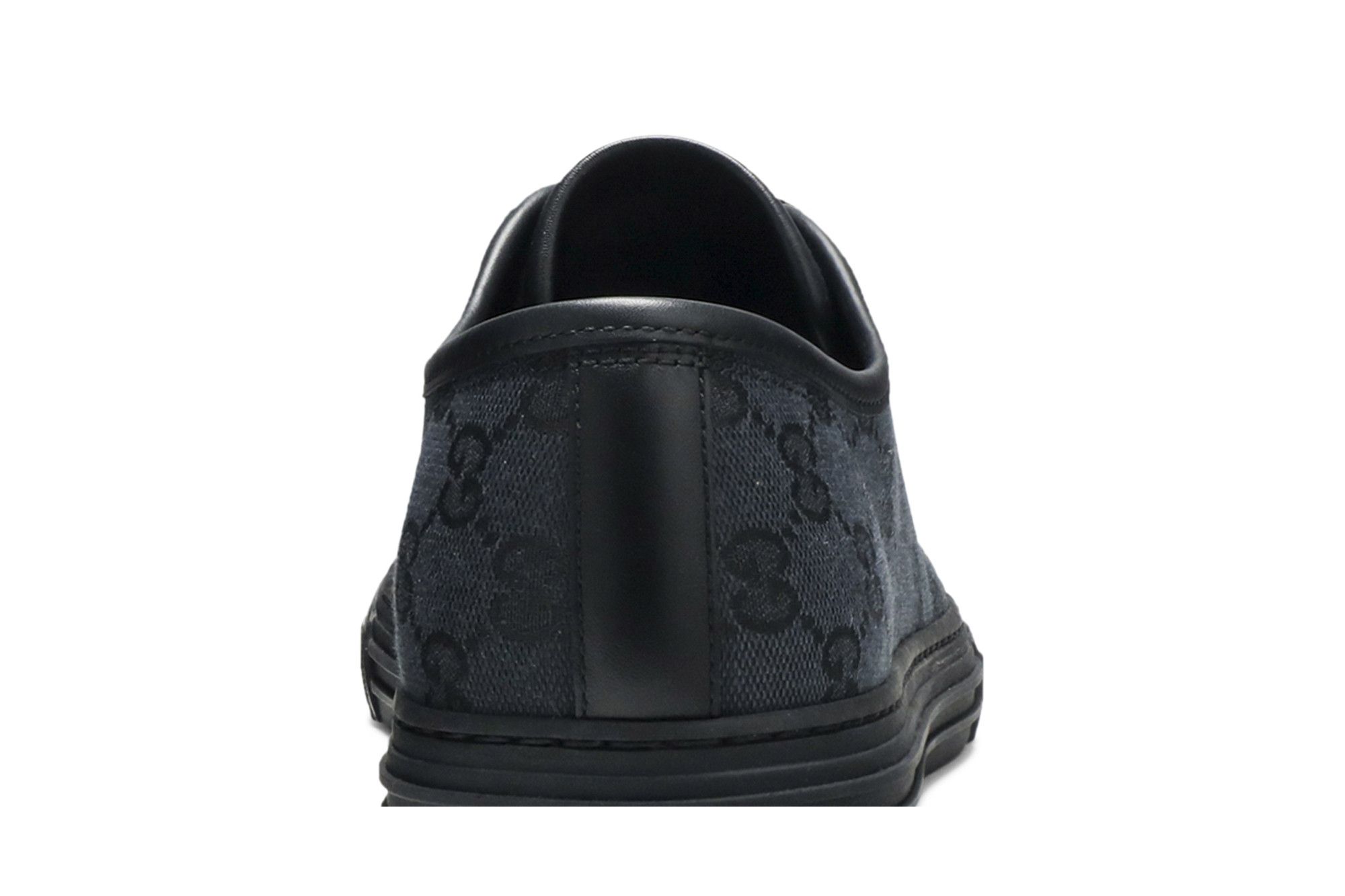 Size 5.0 Gucci GG Canvas Low 'Grey Black'