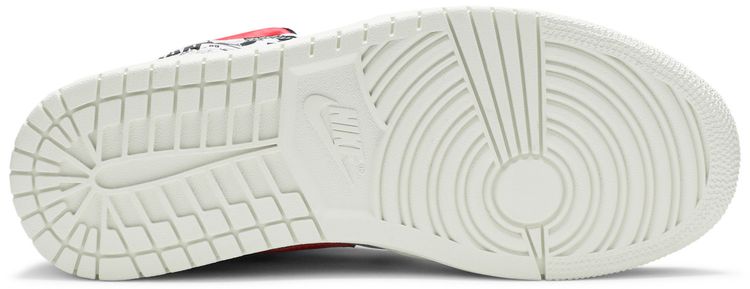 Air Jordan 1 Mid Over Print Logos