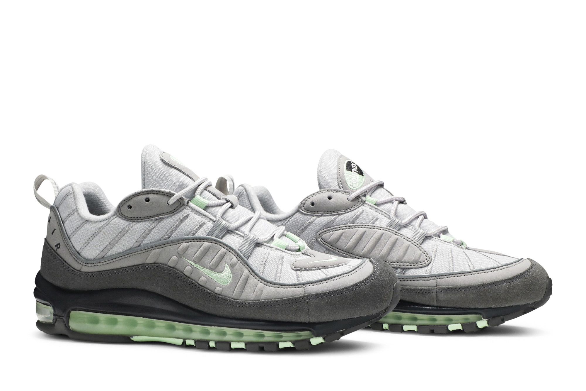 Air max 98 grey mint  and  reflective silver top