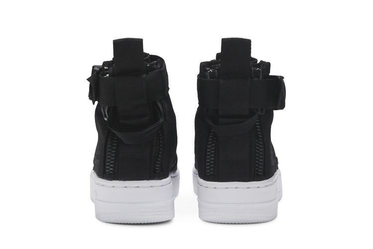 Buy Nike SF Air Force Mid GS 'Black' AJ0424 004 GOAT