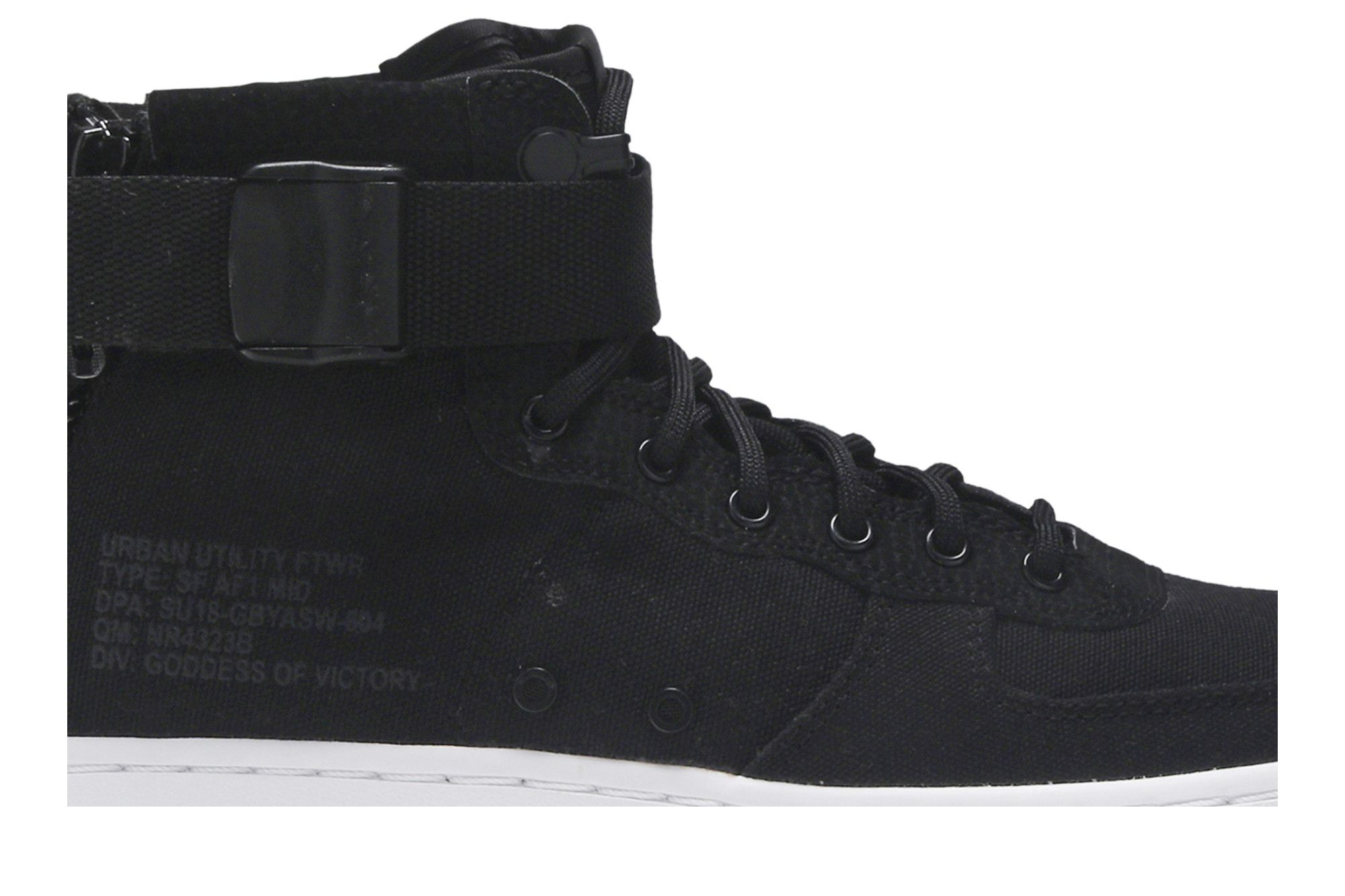 Buy SF Air Force 1 Mid GS Black AJ0424 004 GOAT CA