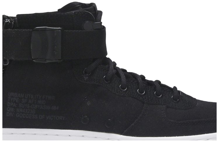 Nike SF Air Force 1 Mid GS Black