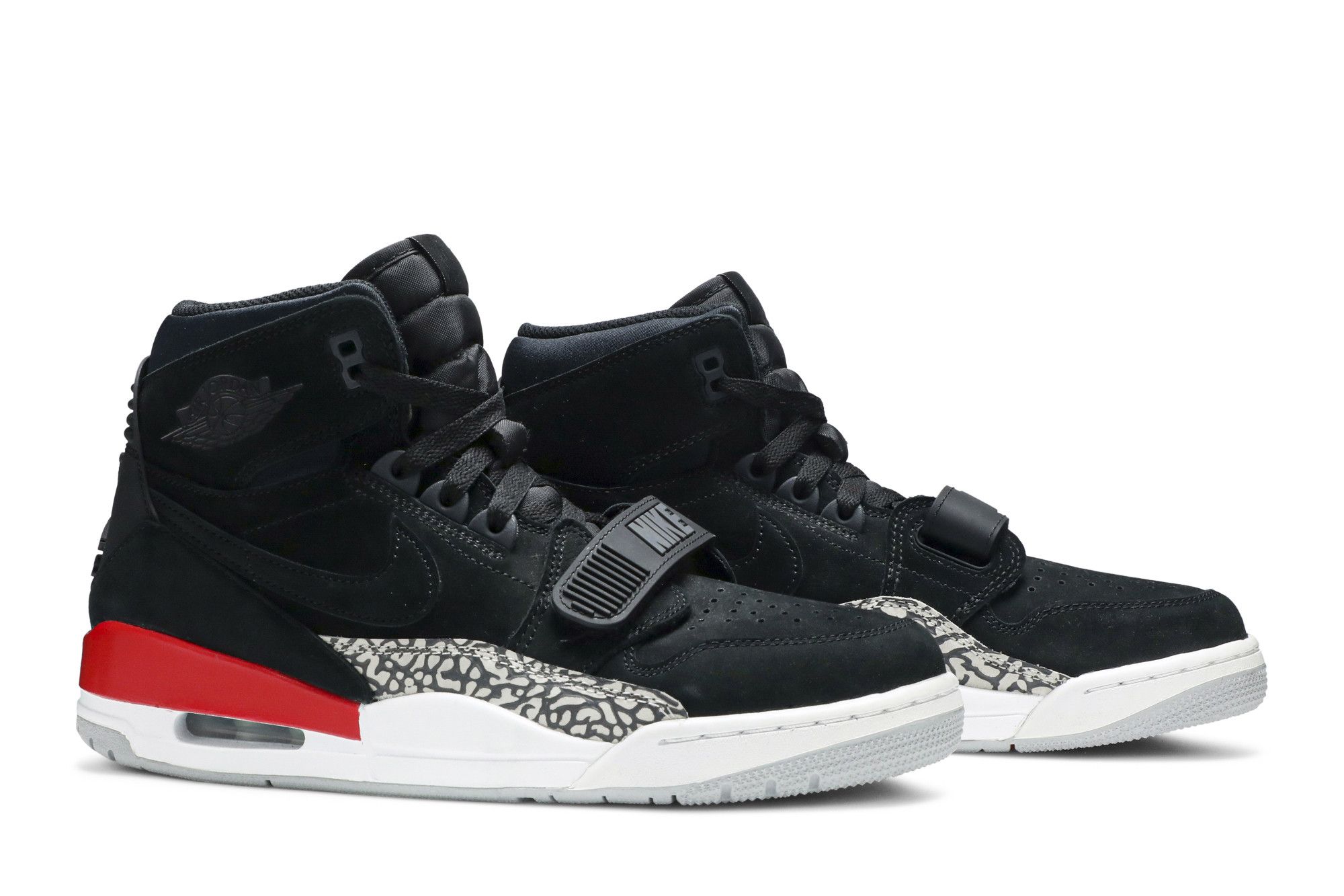 Air jordan legacy 312 black fire red on sale