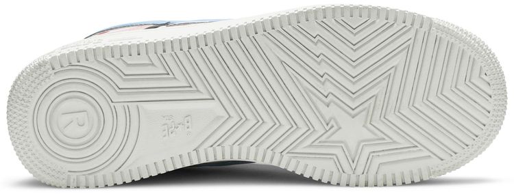 Bapesta Low M1 Shark Face   Pink