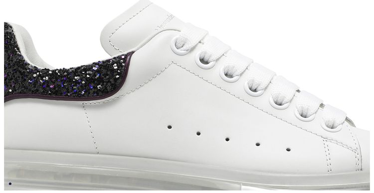 Alexander McQueen Wmns Oversized Sneaker Transparent   White Amethyst