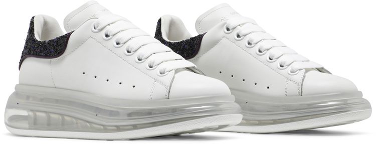 Alexander McQueen Wmns Oversized Sneaker Transparent   White Amethyst