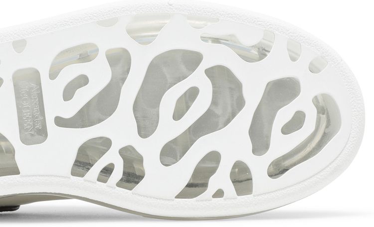 Alexander McQueen Wmns Oversized Sneaker Transparent   White Amethyst