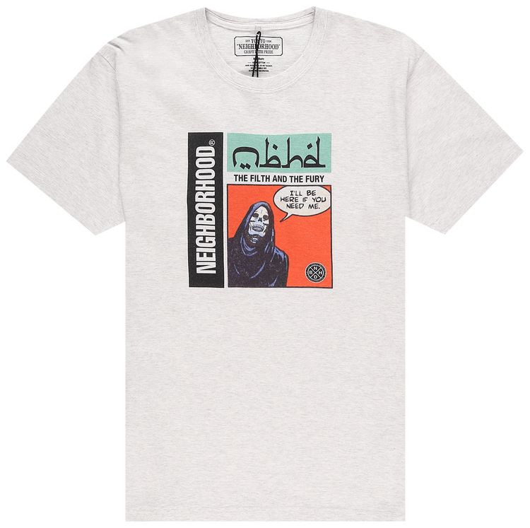 Neighborhood Tabloid 2 Tee Grey