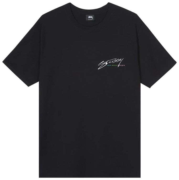Stussy Newave Designs Tee Black