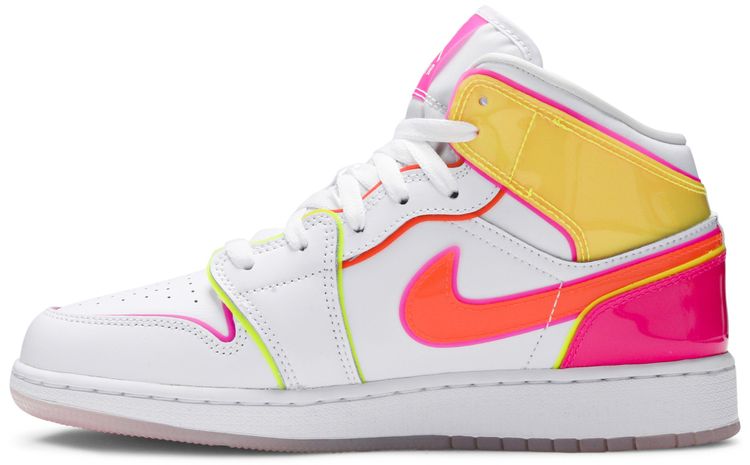 Air Jordan 1 Mid SE GS Edge Glow