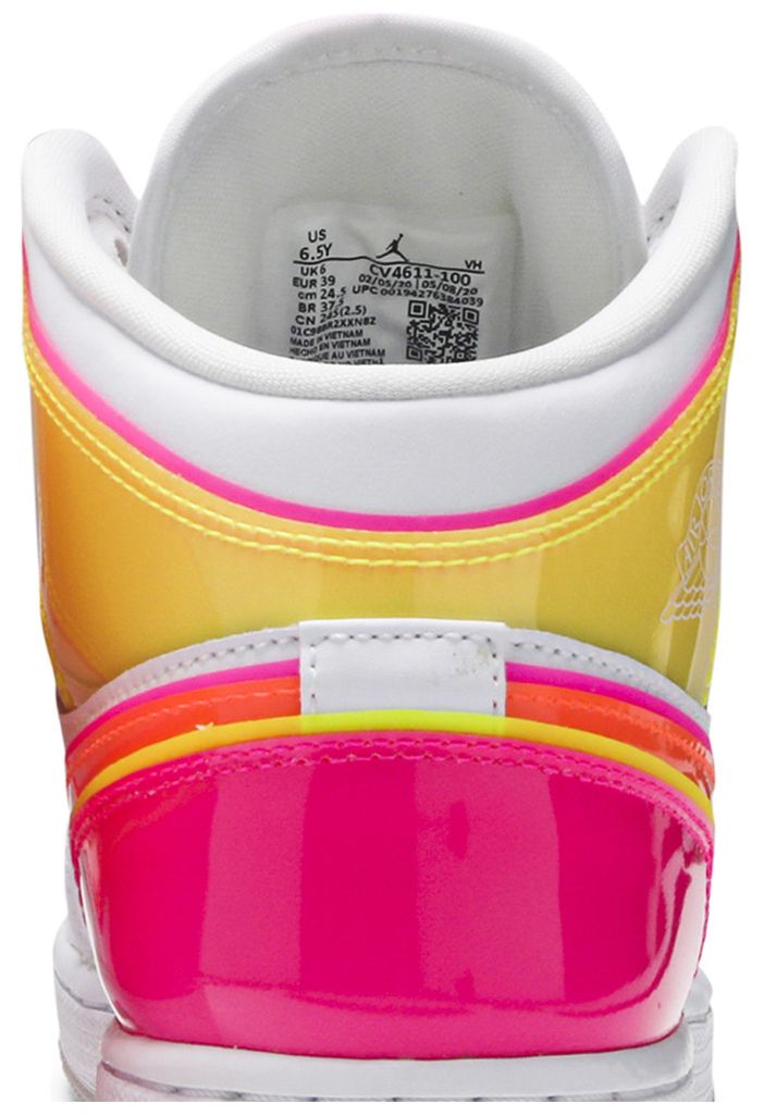 Air Jordan 1 Mid SE GS Edge Glow