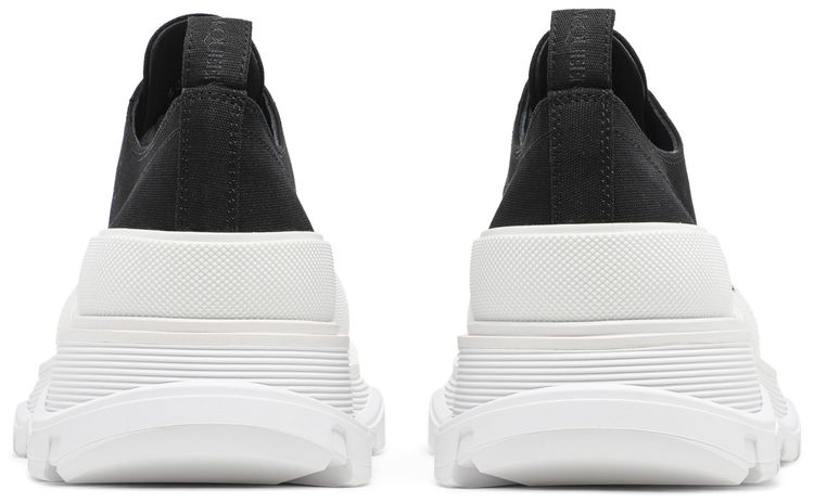 Alexander McQueen Tread Slick Lace Up Black White