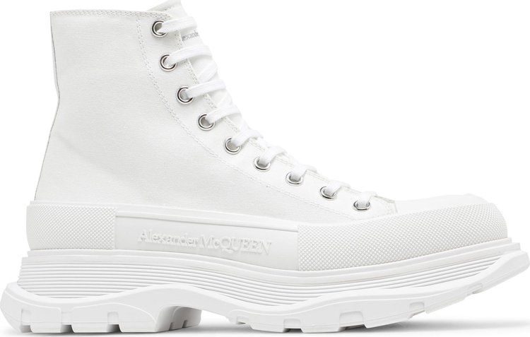 Alexander McQueen Tread Slick Boots White