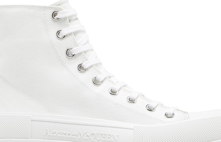 Alexander McQueen Tread Slick Boots White