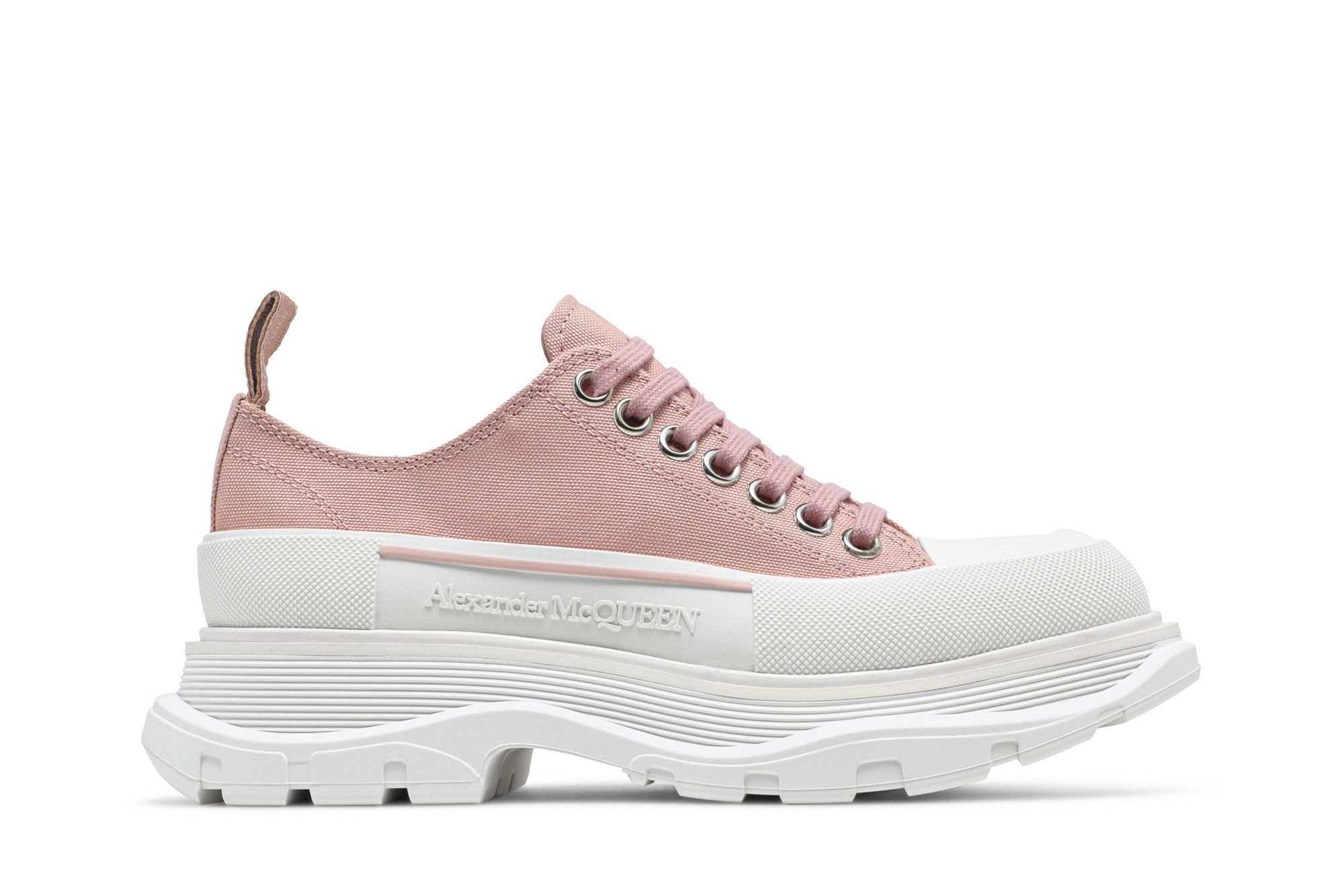 スニーカー ALEXANDER MCQUEEN Lilac Leather Tread Slick Sneakers Tread Slick Sneakers - Alexander Mcqueen - Lilac/White - Leather