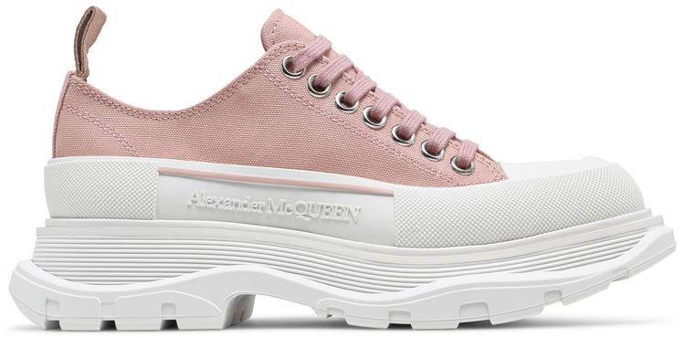 Alexander McQueen Wmns Tread Slick Lace Up Magnolia