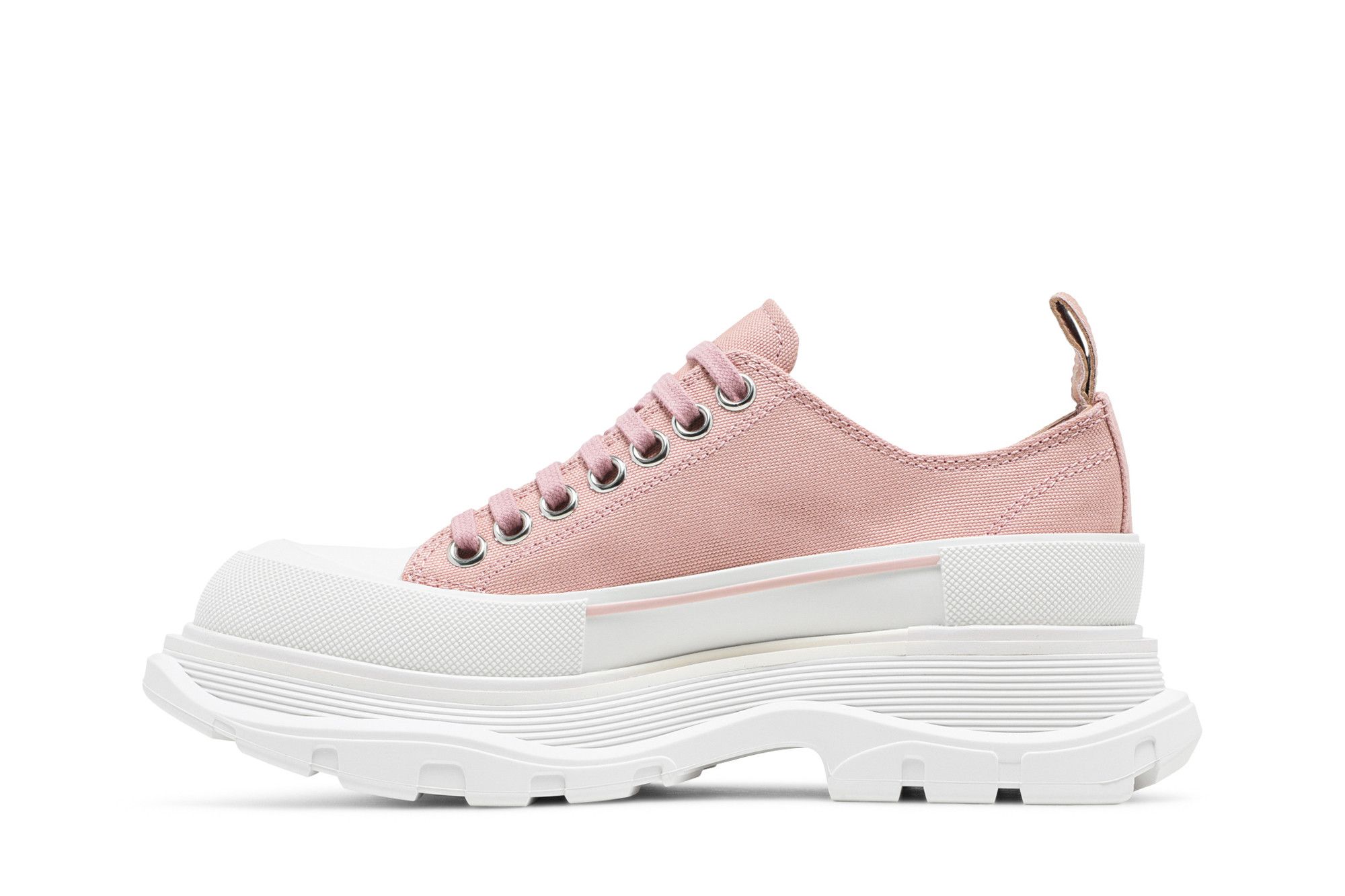スニーカー Alexander Mcqueen Pastel pink leather Tread Slick sneakers Alexander Mcqueen Pastel pink leather Tread Slick sneakers