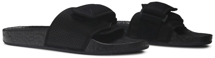 Pharrell x Boost Slides Triple Black