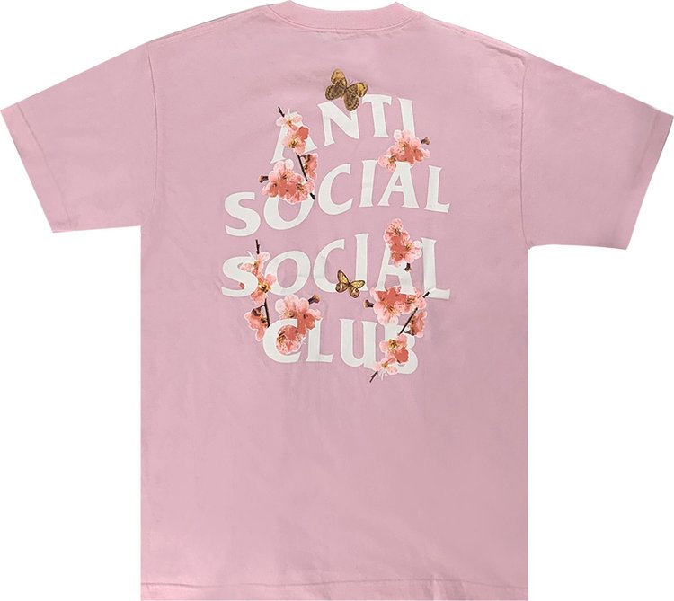 Anti Social Social Club Kkoch Short Sleeve T Shirt Pink