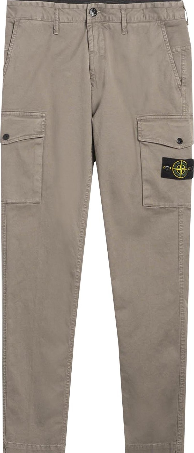Buy Stone Island Patch Logo Pants 'Mud' - 7315318L1 V0168 | GOAT