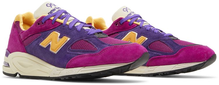 Teddy Santis x 990v2 Made in USA Purple Yellow