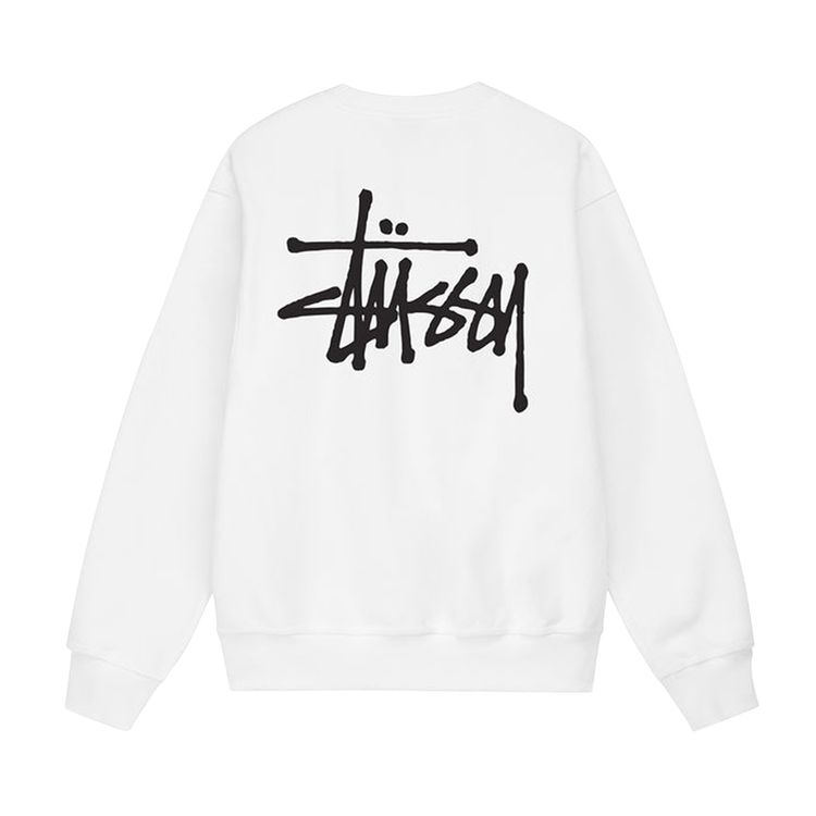 Stussy Basic Crew White