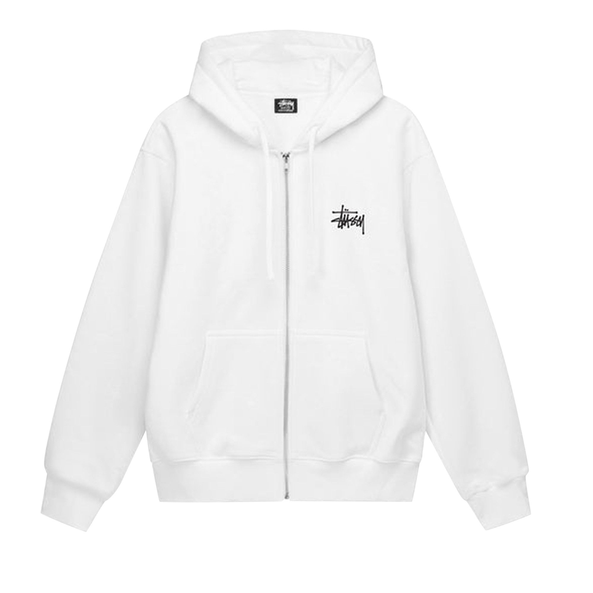 Stussy basic zip hoodie hotsell