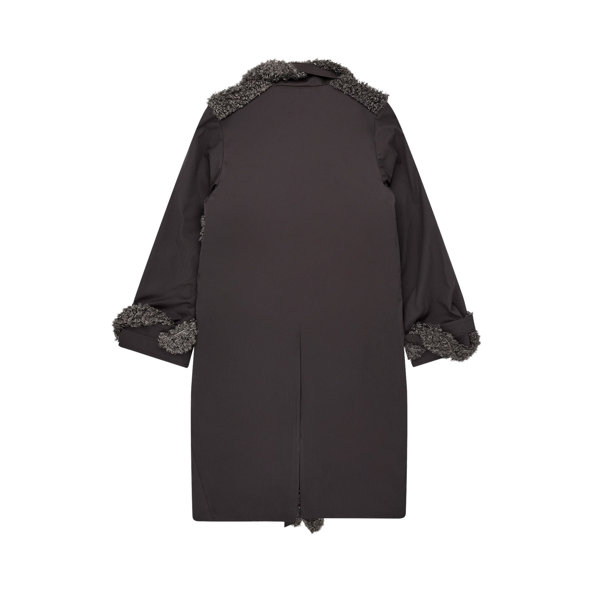 Buy Kiko Kostadinov Braided Trim Coat 'Cinder/Steel Grey