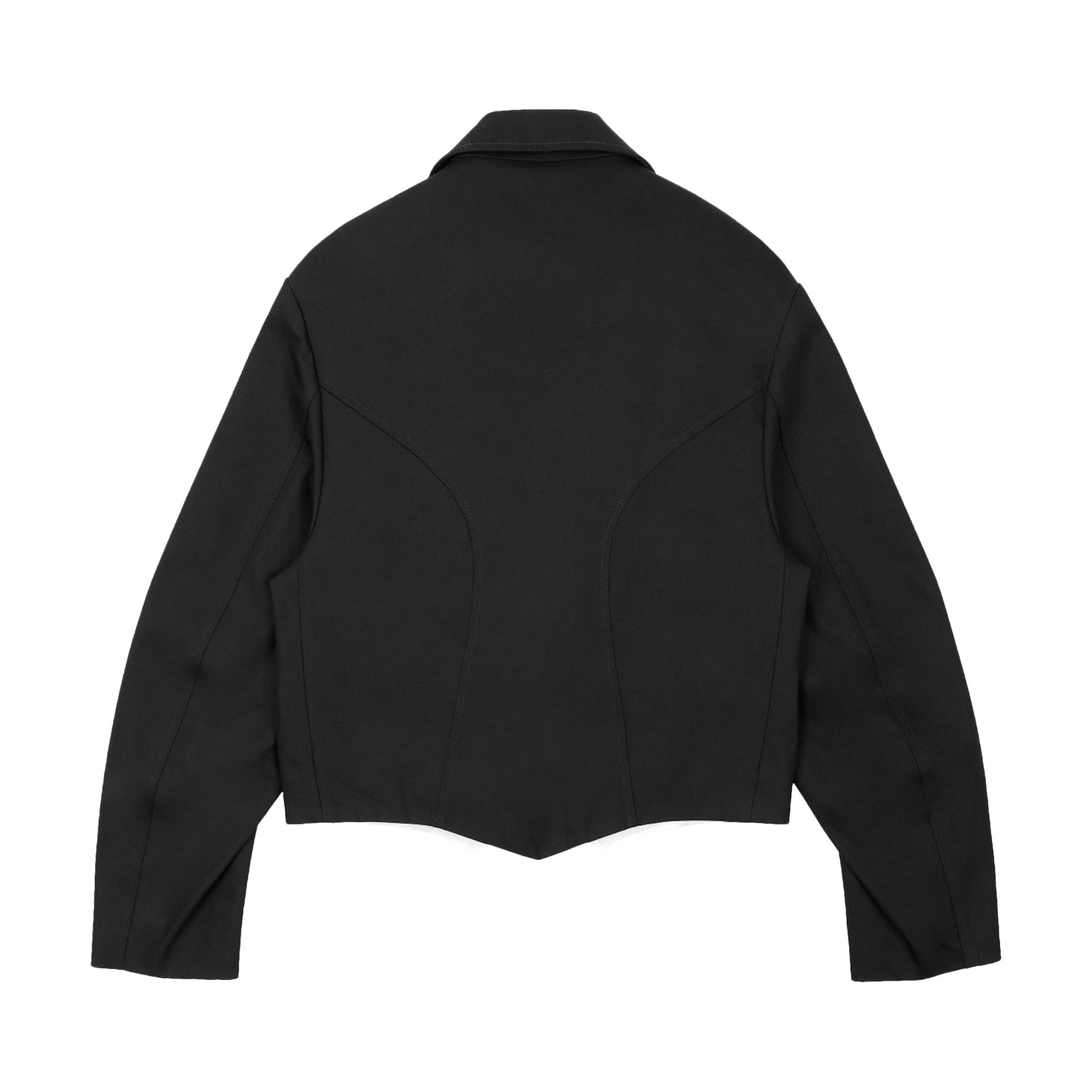 Buy Kiko Kostadinov Antharas Cropped Jacket 'Jet Black/Snow White