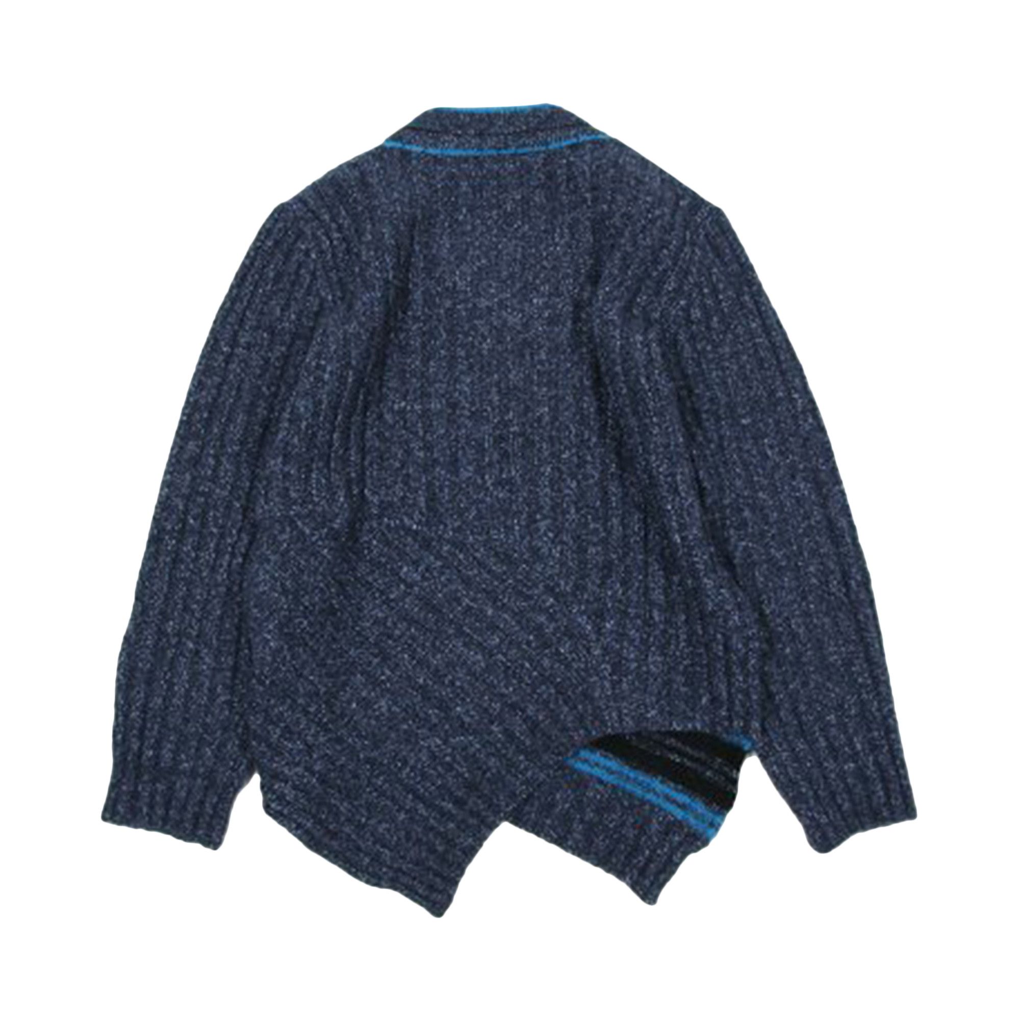 Buy Kiko Kostadinov Brutus Jumper 'Navy Melange/Cobalt' - KKAW22KN01 50  NAVY | GOAT UK