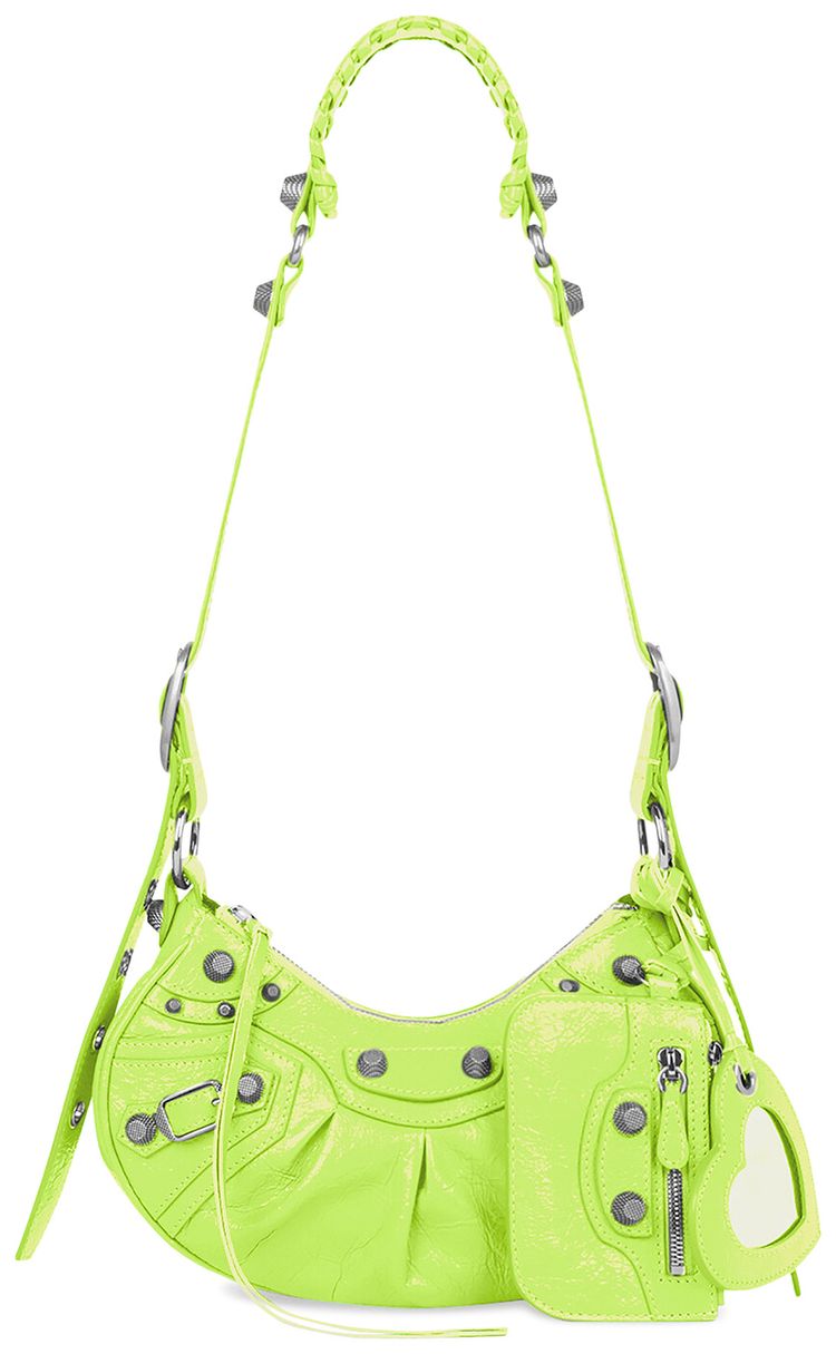 Balenciaga Le Cagole Xs Shoulder Bag Fluo Yellow