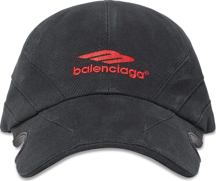 Balenciaga 3B Sports Icon Tracksuit Cap 'Black'