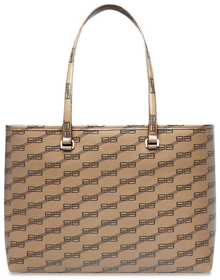Balenciaga Signature Shopper Tote Bag BeigeBrown