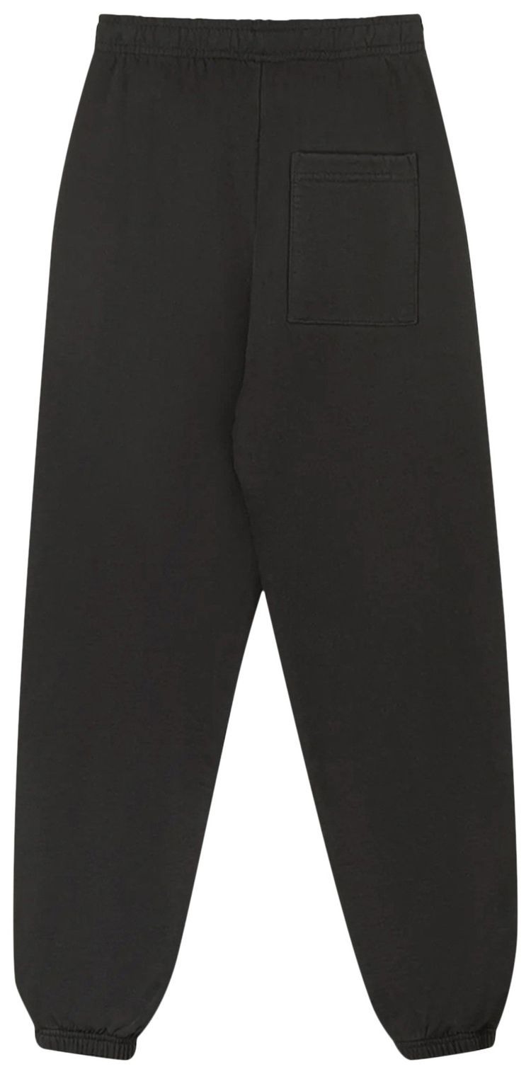Sporty  Rich Logo Patch Track Pants Faded BlackWhite