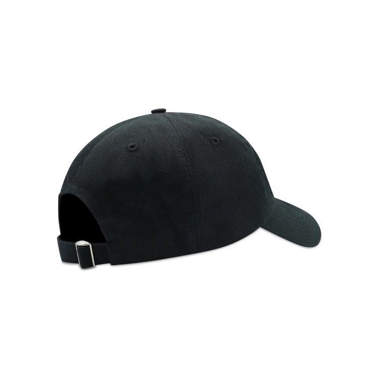 Sporty  Rich Logo Embroidered Cap Faded BlackWhite