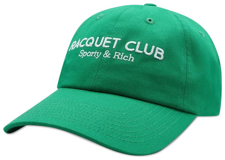 Sporty  Rich Racquet Club Hat GrassWhite