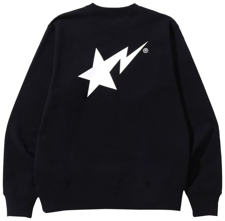 BAPE Sta Logo Crewneck Black
