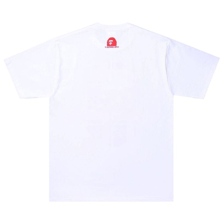 BAPE Check Gift Busy Works Tee White